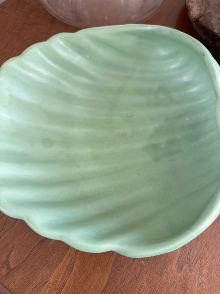 Vintage Haeger USA Pottery Shell Bowl