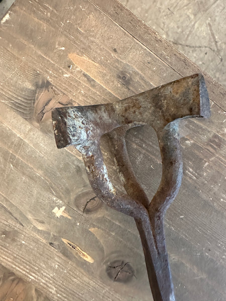 Antique Branding Iron with M Logo
