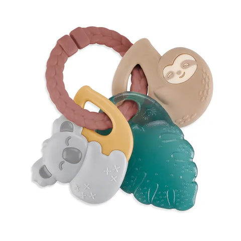 Tropical Itzy Keys Texture Ring with Teether + Rattle