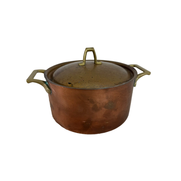 Paul Revere Vintage Limited Edition Bicentennial 1976 Copper Pot w Brass Handles