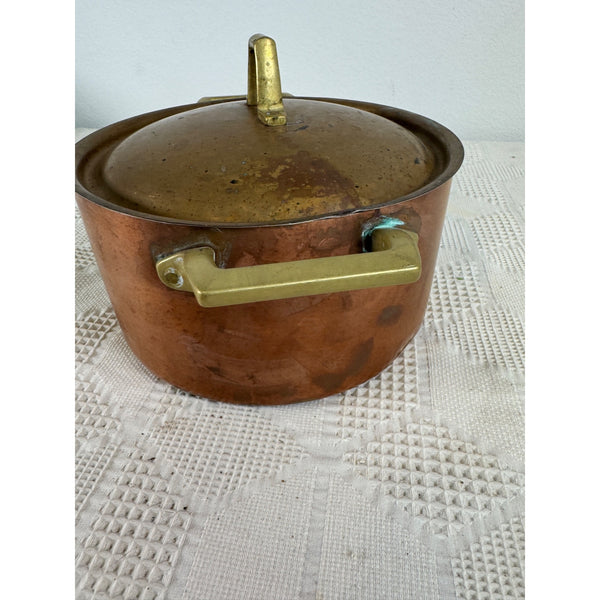 Paul Revere Vintage Limited Edition Bicentennial 1976 Copper Pot w Brass Handles