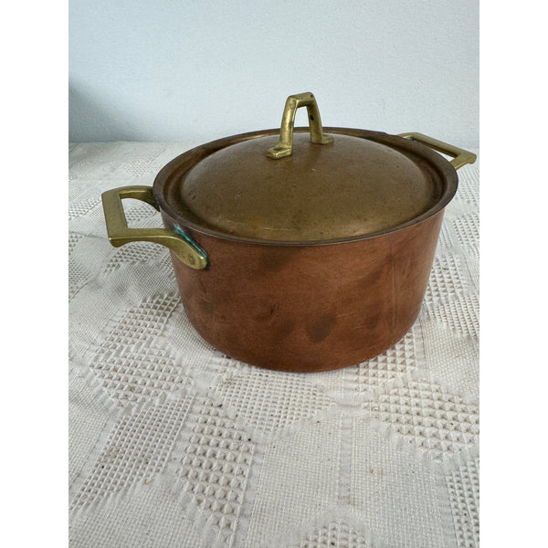 Paul Revere Vintage Limited Edition Bicentennial 1976 Copper Pot w Brass Handles