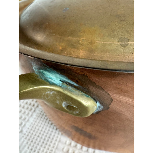 Paul Revere Vintage Limited Edition Bicentennial 1976 Copper Pot w Brass Handles