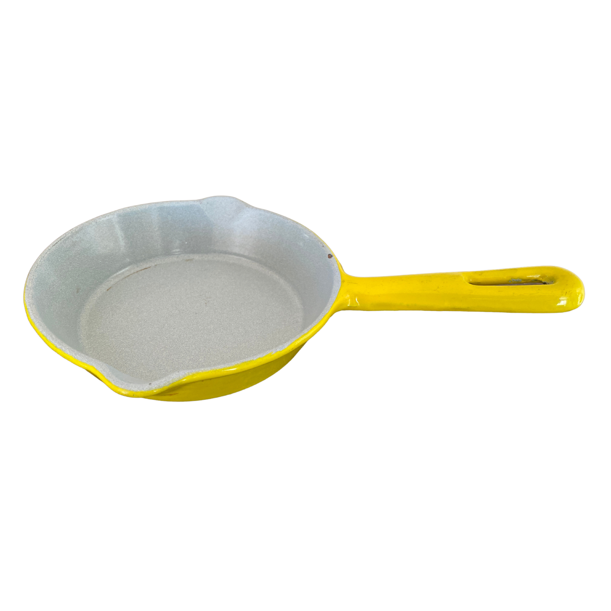 diollo Super Smooth Cast Iron Skillet (25 cm) (Yellow Handle) 