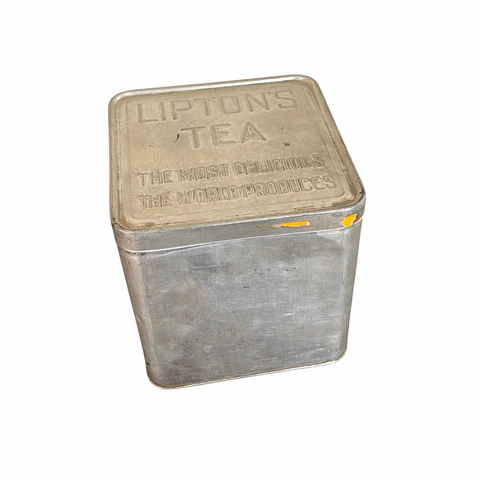 Antique Lipton Tea Advertising Tin