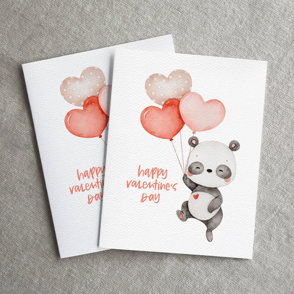 Happy Valentine's Day Bear Card