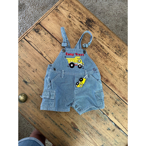 Vintage Baby Blue Dump truck Overalls