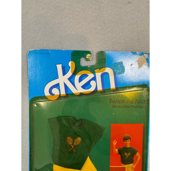 Ken Vintage Mattel Twice as Nice Reversible Fashions 9113 Tennis 1980s NWB