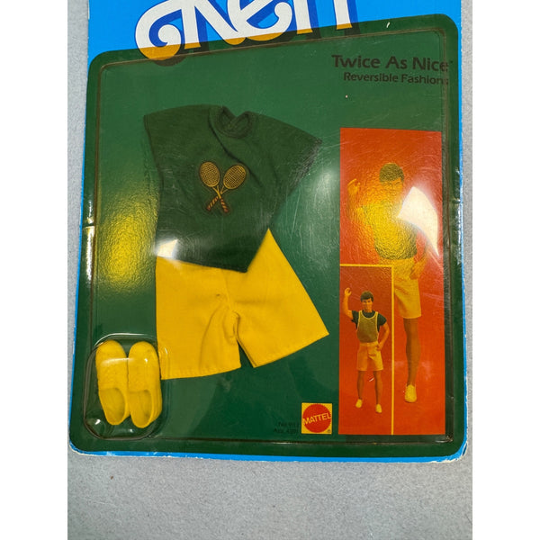 Ken Vintage Mattel Twice as Nice Reversible Fashions 9113 Tennis 1980s NWB