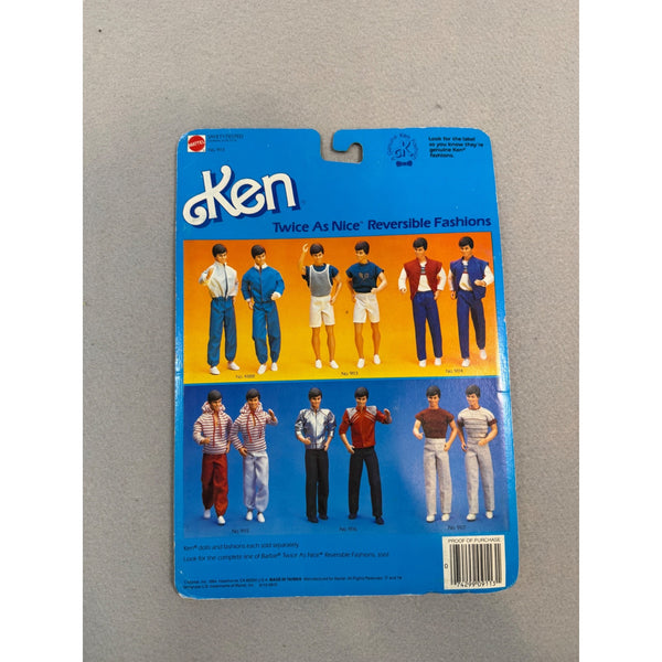 Ken Vintage Mattel Twice as Nice Reversible Fashions 9113 Tennis 1980s NWB