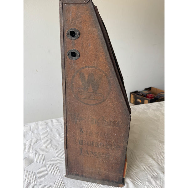Vintage Westinghouse Mazda Automobile Lamp Display Cabinet With Original Boxes