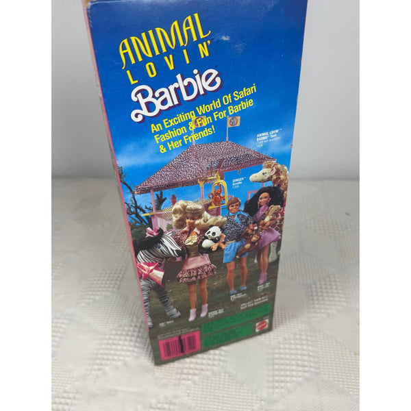 Animal Lovin Nikki Barbie Doll w Lion Cub By Mattel 1994 Safari Fashion 1352 NIB