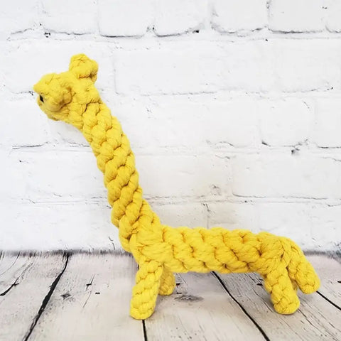 Giraffe Rope Dog Toy
