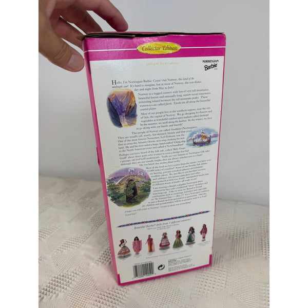 Norwegian Barbie Dolls Of The World Collection 1995 Special Edition 14450 NIB