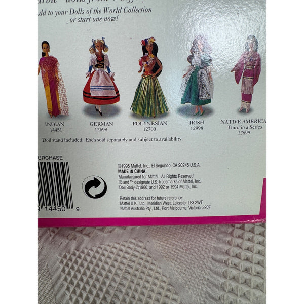 Norwegian Barbie Dolls Of The World Collection 1995 Special Edition 14450 NIB