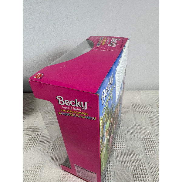 Becky School Photographer Barbie Doll 1998 Mattel Collectors Edition 20202 NIB