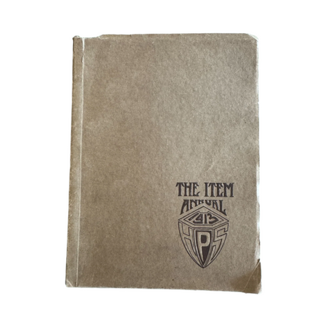 1913 The Item Annual Pasadena California High School Yearbook