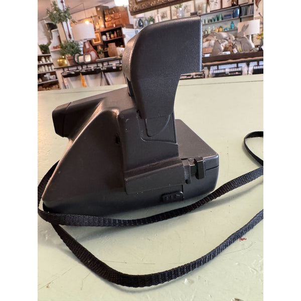 Polaroid OneStep Closeup 600 Instant Film Camera Black Strap Attached Vintage