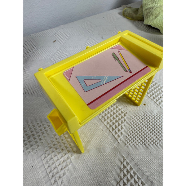 Barbie Stacie 1988 Locker and School Desk Playset Vintage Doll Furniture