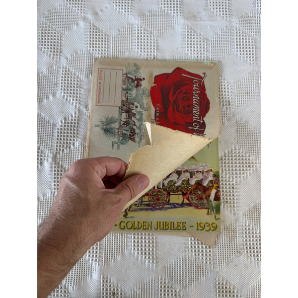 Pasadena Tournament of Roses 1889 to 1939 Golden Jubilee Souvenir Program