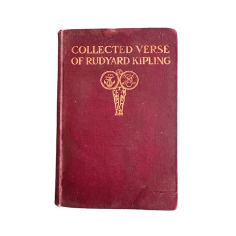 1907 Collected Verse of Rudyard Kipling Antique Book by Doubleday Page Co