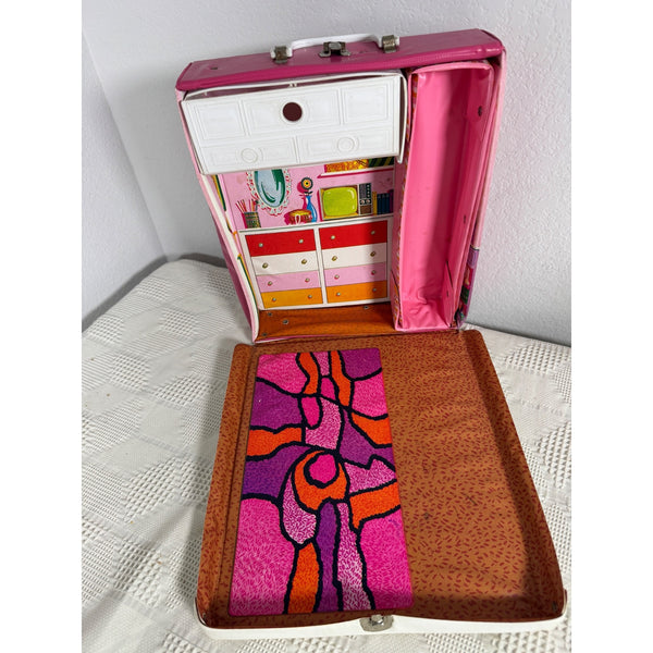 Barbies Best Friend Jamie Studio Apartment & Carry Case 1970s Vintage Mattel