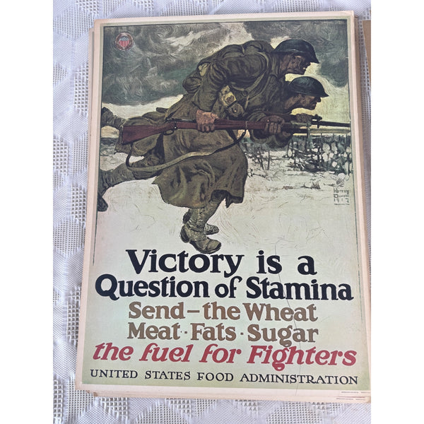 Vintage 1964 Reproduction U S Propaganda Posters War and Americana set of 8
