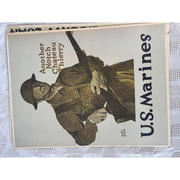 Vintage 1964 Reproduction U S Propaganda Posters War and Americana set of 8