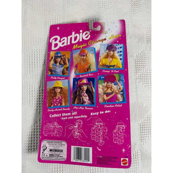 Barbie Magic Change Hair Curly Haired Beauty Accessory 1993 Mattel 68090 NIB