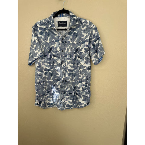 Robert Graham Mens Blue tailored Fit Shirt 