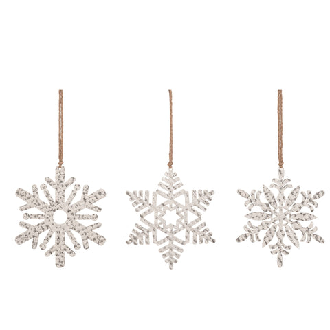 Christmas Small Metal Snowflake Ornament