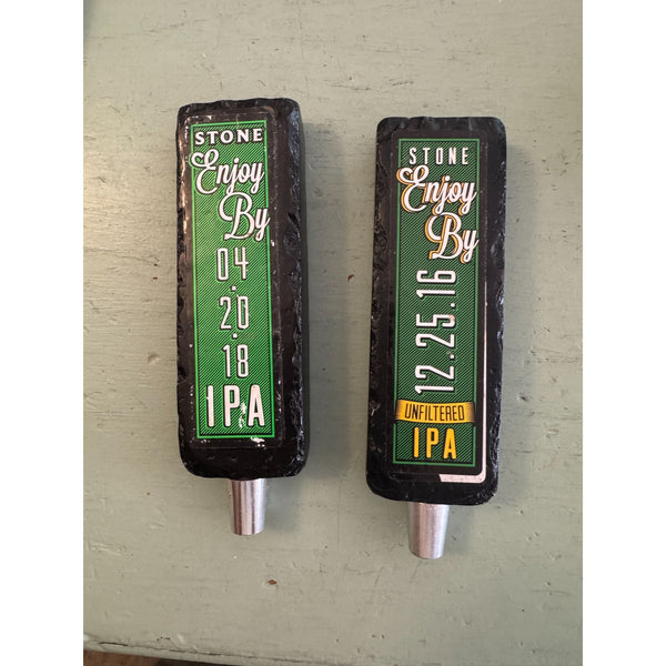 Pair of Stone IPA Brewing Beer Tap Handle Xoceveza and Punk in Drublic
