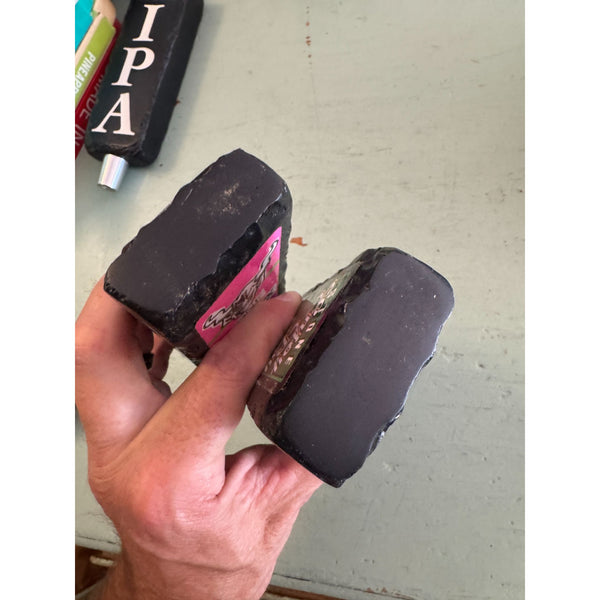 Pair of Stone IPA Brewing Beer Tap Handle Xoceveza and Punk in Drublic