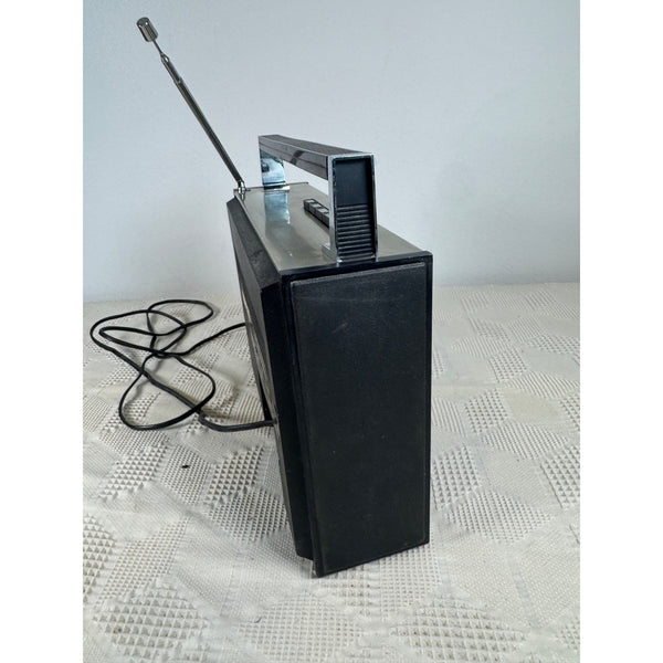 Sharp FV-18U Vintage Solid State Radio 1970s FM/AM/MB/AIR Bands Black Vintage