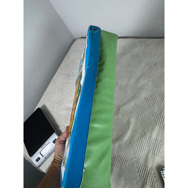 The World Of Barbie Doll Case 1968 Mattel Blue Green Vintage Storage With Handle