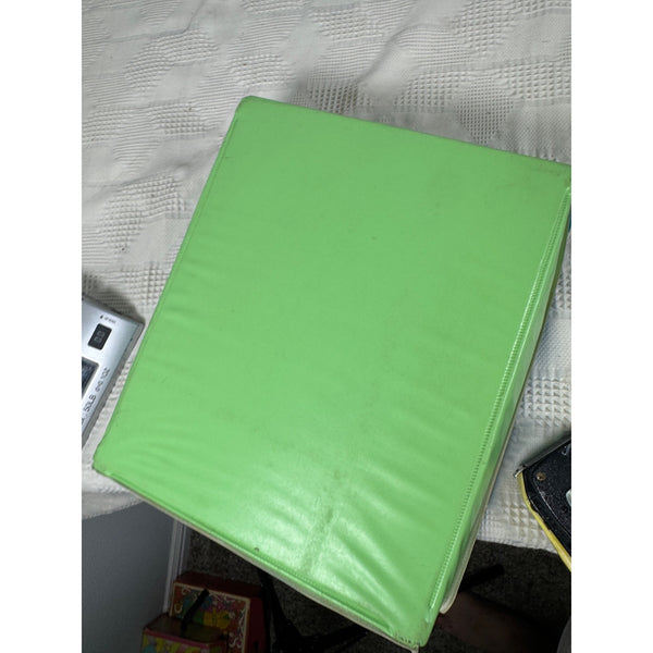 The World Of Barbie Doll Case 1968 Mattel Blue Green Vintage Storage With Handle