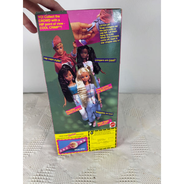 Cool Crimp Kevin Doll By Mattel 1993 With 2 Crimpers and Accessories 11549 NIB