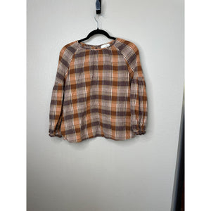 Universal Thread Womens Brown Blouse