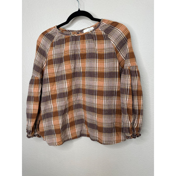 Universal Thread Womens Brown Blouse