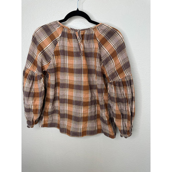 Universal Thread Womens Brown Blouse