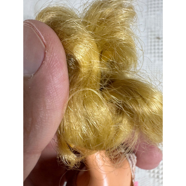 Vintage 1970 Francie Growin Pretty Hair Doll Mod Friend of Barbie Fringe Lashes