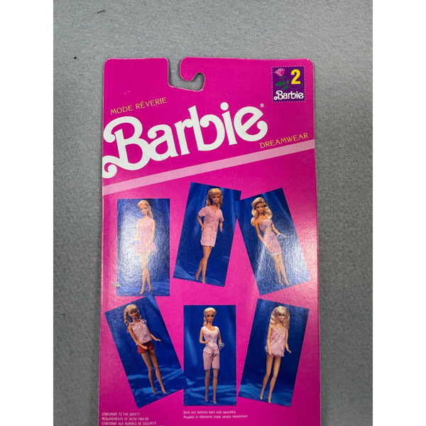 Barbie Dreamwear Mode Reverie Doll Outfit Heart Print Mattel Vintage 1990 NWB