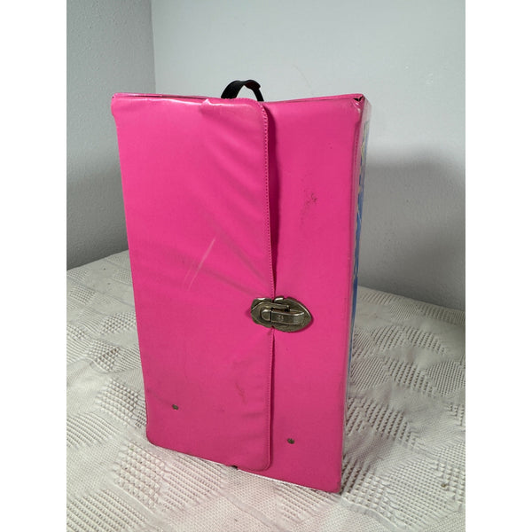 Vintage 1977 Barbie Fashion Doll Trunk by Mattel Pink Storage Carrying Case
