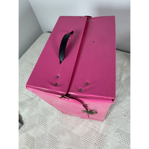 Vintage 1977 Barbie Fashion Doll Trunk by Mattel Pink Storage Carrying Case