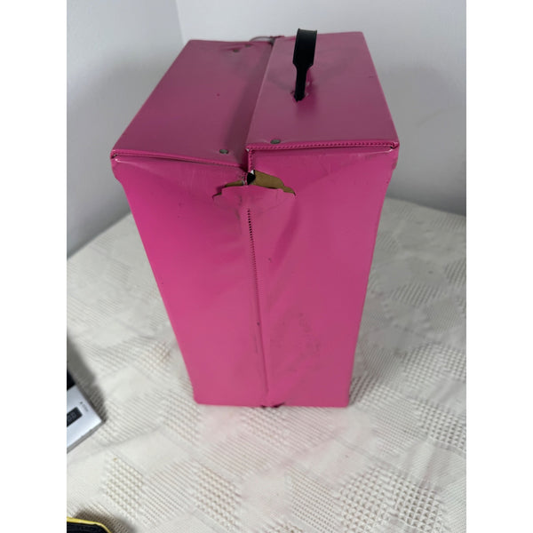 Vintage 1977 Barbie Fashion Doll Trunk by Mattel Pink Storage Carrying Case
