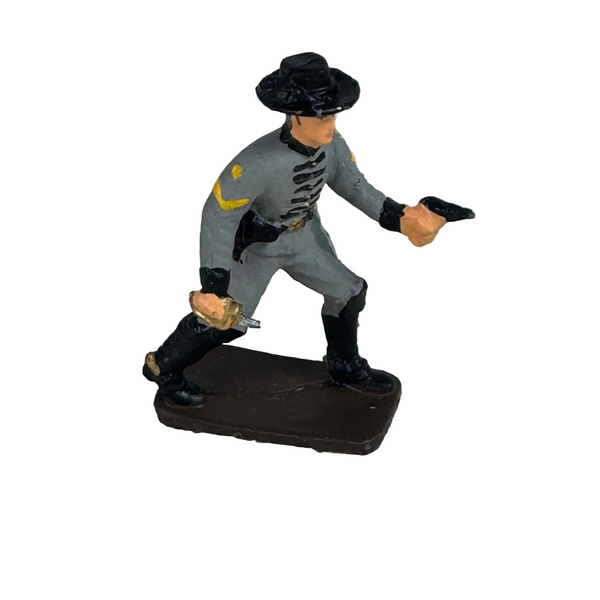 Vintage Treasure Chest Miniatures Confederate Cavalry Soldier Lead Figurine