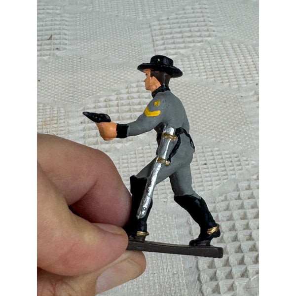 Vintage Treasure Chest Miniatures Confederate Cavalry Soldier Lead Figurine