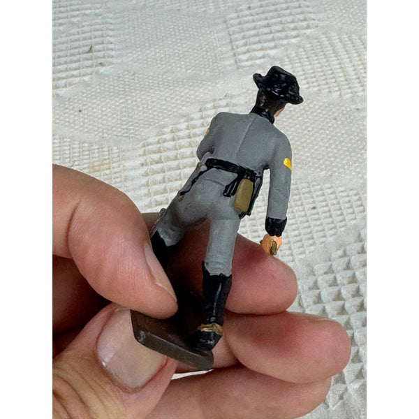 Vintage Treasure Chest Miniatures Confederate Cavalry Soldier Lead Figurine