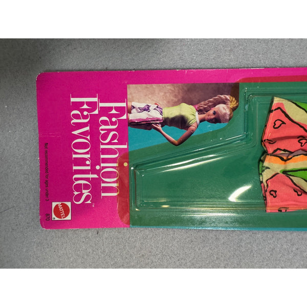 Barbie Fashion Favorites Doll Outfit Set Mattel 870 Vintage 1992 Mattel