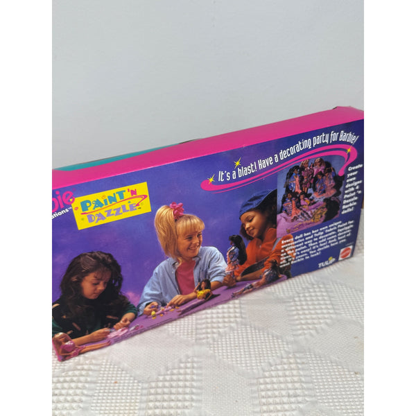 Barbie Paint N Dazzle Doll w Sequins Pearls Fabric Paints 1993 Mattel 11260 NIB